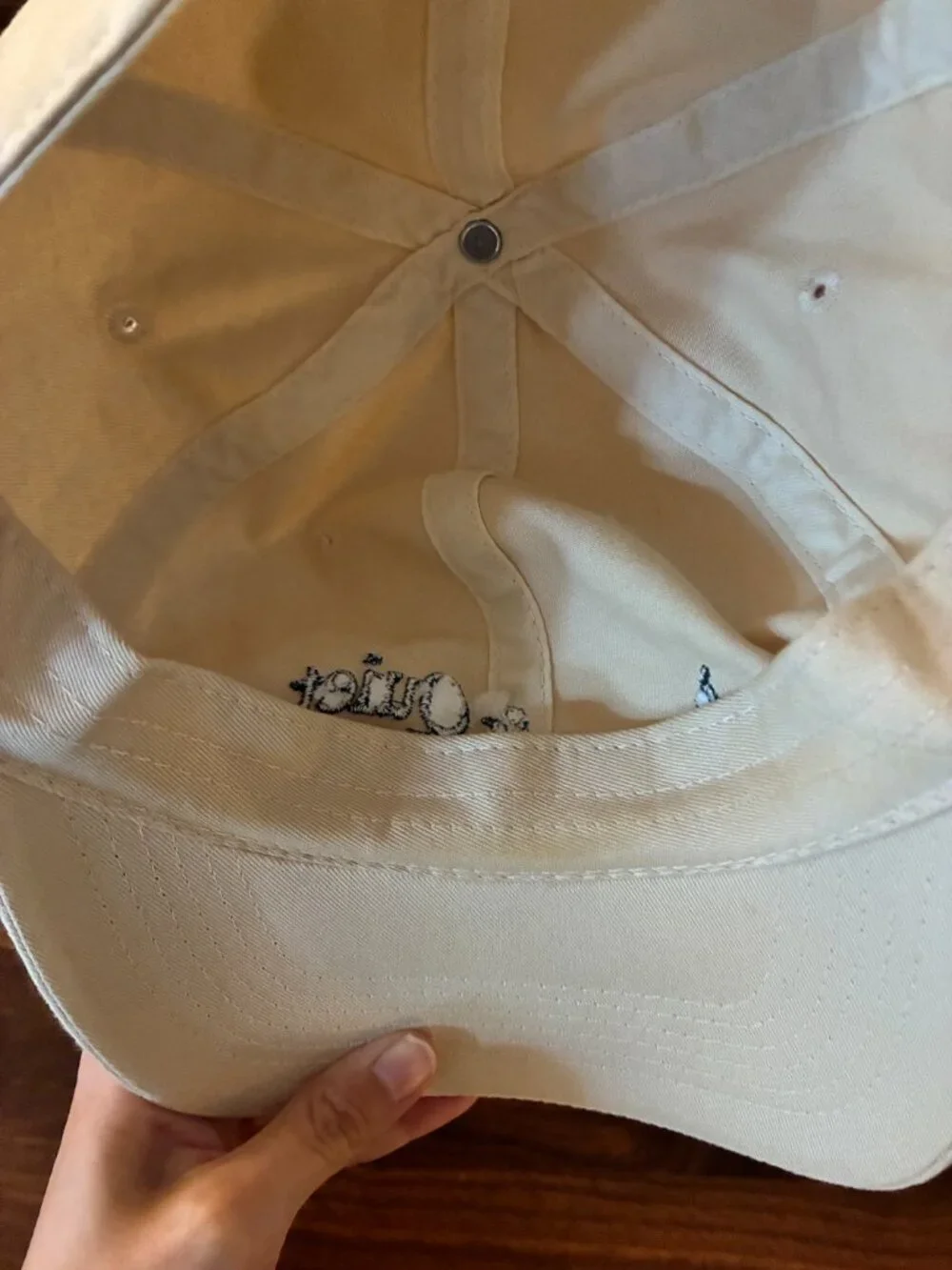 Museum of Peace and Quiet Classic Wordmark Hat Cap in Bone